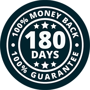 180 day guarantee MONEY BACK